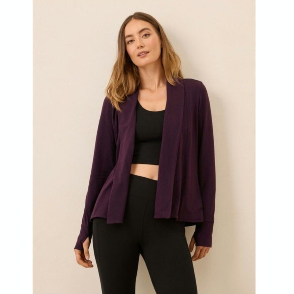 Pact Women's Luxe Essential Swing Cardigan Size Large